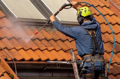 Démoussage et hydrofuge de toiture à Moncaut
